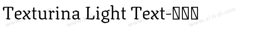 Texturina Light Text字体转换